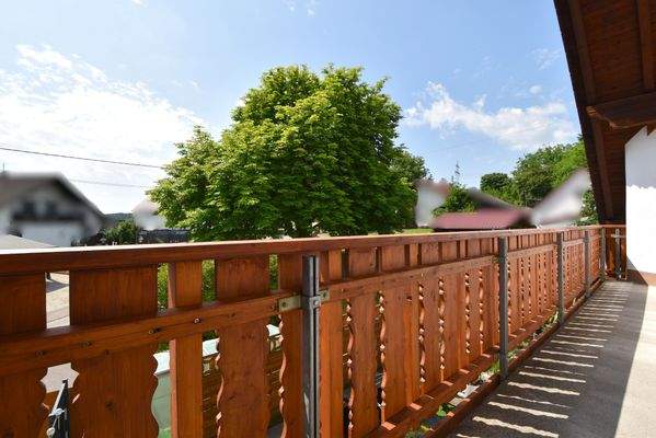 1.OG Aussicht vom Balkon