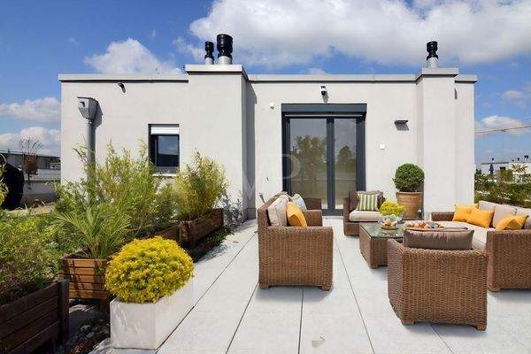 Dachterrasse - Einrichtungsbeispiel