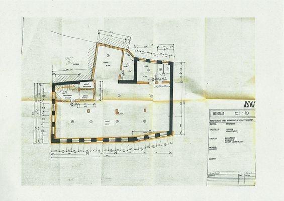 Grundriss Erdgeschoss Rathausplatz 1, Ottweiler