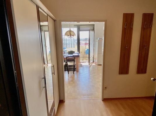 Blick Flur Wohnzimmer
