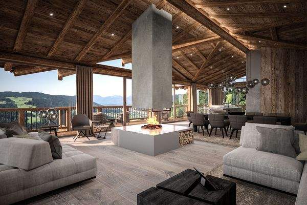 KITZIMMO-Grundstück mit Baugenehmigung für 2 Luxuschalets - Immobilien Itter kaufen.