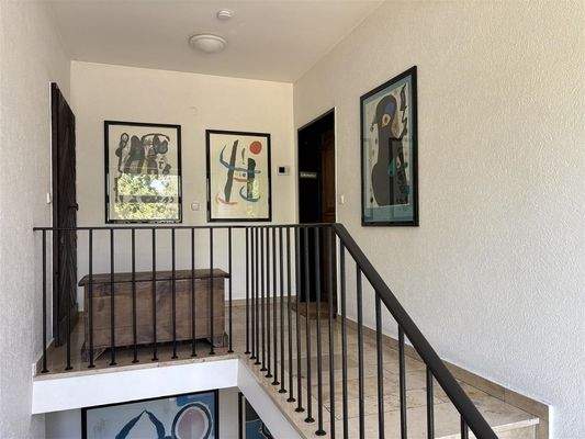 Das helle Treppenhaus