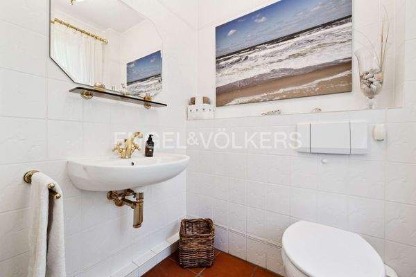 Gäste-WC im Erdgeschoss