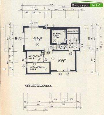 Grundriss KG (Einreichplan)