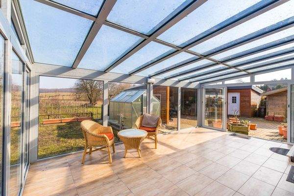 Überdachte Terrasse