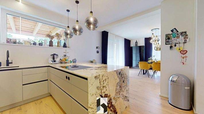 EG Wohn-, Koch- und Essbereich