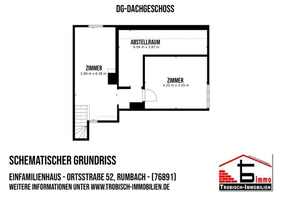 Schematischer Grundriss - DG