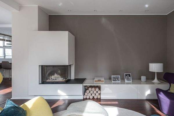 Kaminzimmer-Wohnbereich