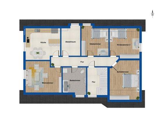 Grundriss Dachgeschoss