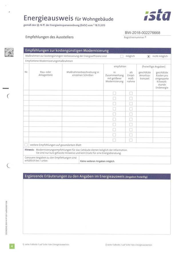 Energieausweis gültig bis 16.10.2028