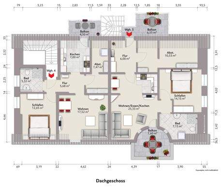 Grundriss Dachgeschoss