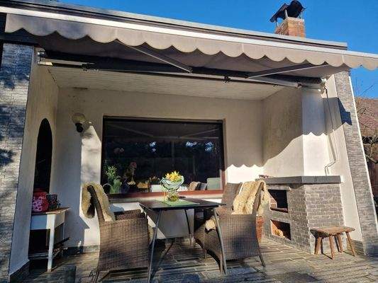 Terrasse/Außenkamin