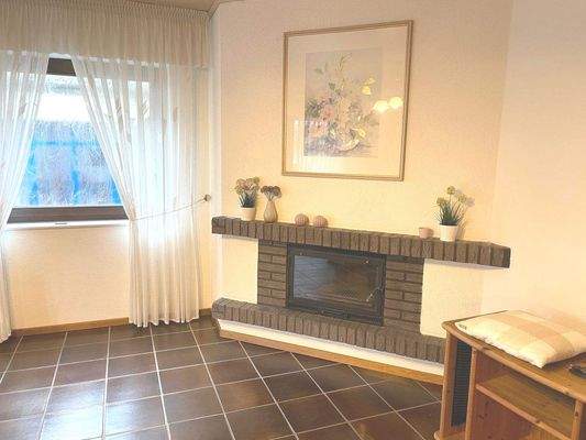 Kamin im Wohnzimmer