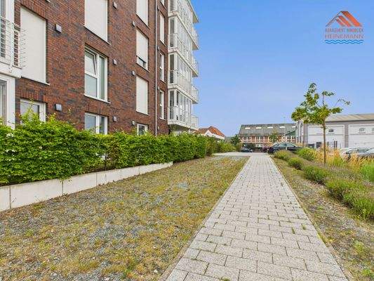 Zugang zum Parkplatz