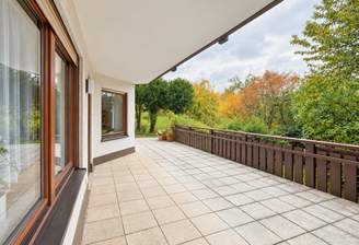 Balkon im Erdgeschoss