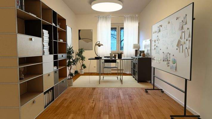 Kinderzimmer/Arbeitszimmer Homestaging