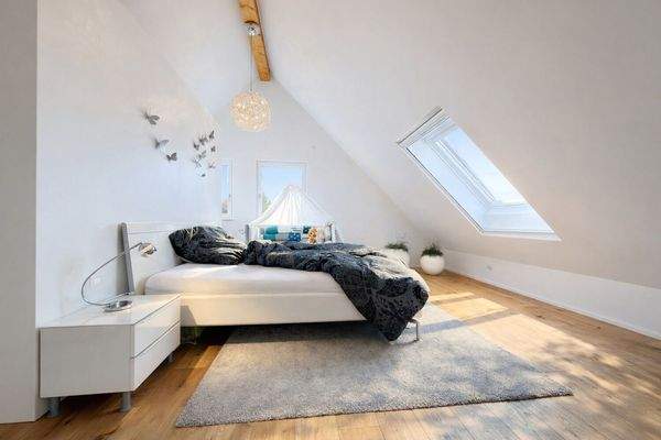 Schlafzimmer im Dachgeschoss