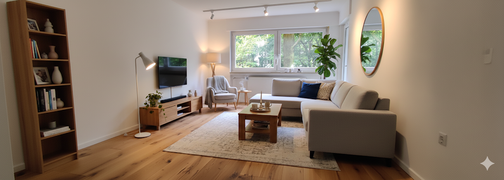 Wohnzimmer - Visualisierung/Einrichtungsbeispiel