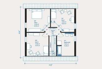 Grundriss Obergeschoss