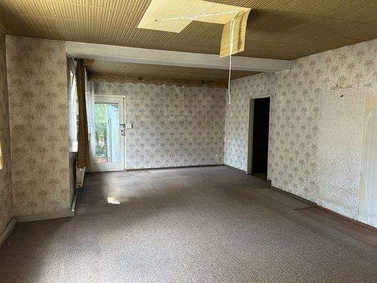 offen gestalteter Wohn- und Essbereich