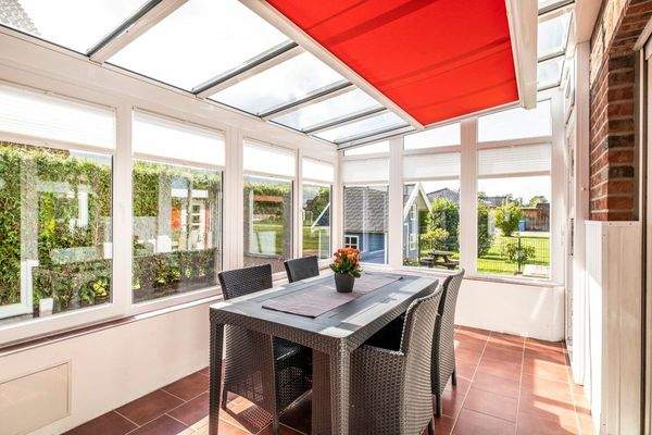 Wintergarten mit Beschattung