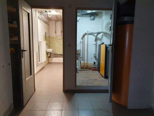 EG Heizung Hauswirtschaft Pelletslager