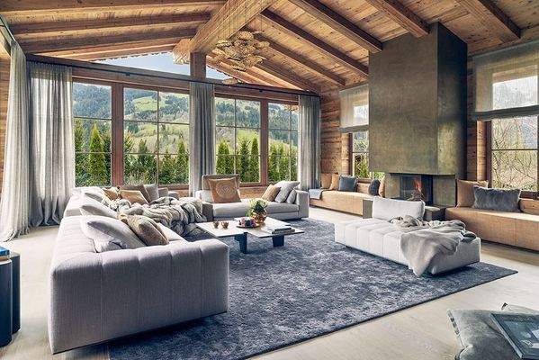 Chalet K - Wohnzimmer