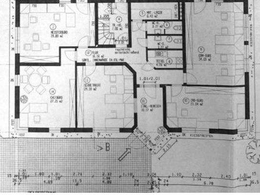 Grundriss EG mit ca. 181 m²