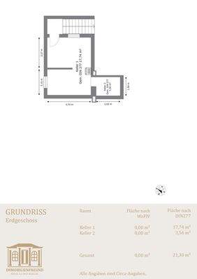 Grundriss Kellergeschoss