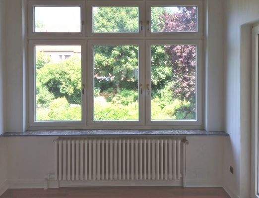 Blick in den Garten.