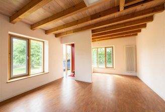 Wohn- Esszimmer im neuen Anbau