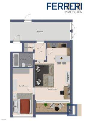 Grundriss 7 Obergeschoss