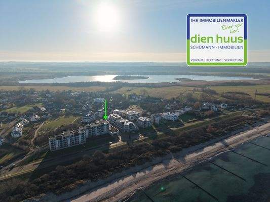 3 Raum Eigentumswohnung mit seitlichem Meerblick