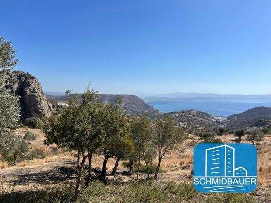 Kreta, Agia Galini: Grundstück mit Meerblick zu verkaufen