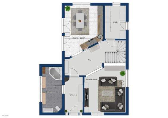 unverbindlicher Grundriss EG