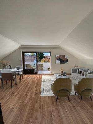 Wohn- und Essbereich Visualisierung