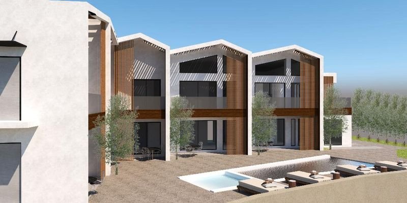 Kreta, Almyrida: Neubau! Maisonettewohnung in einem Apartmentkomplex zu verkaufen