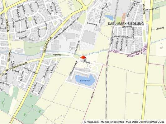 Geolyzer Kartenausschnitt