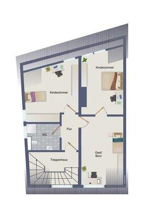 Dachgeschoss (kein Maßstab)