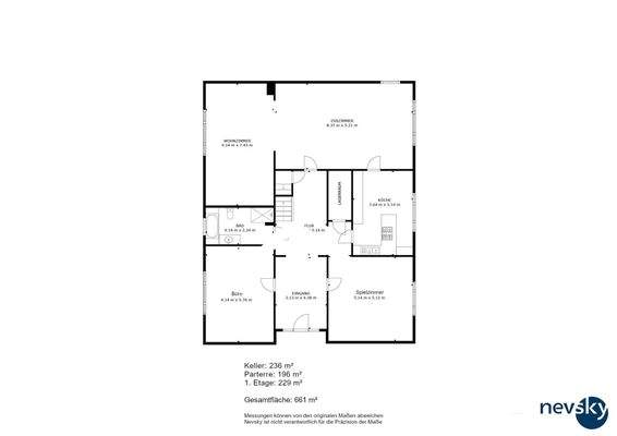 Grundriss Erdgeschoss