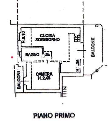 planimetria abitazione piano primoù
