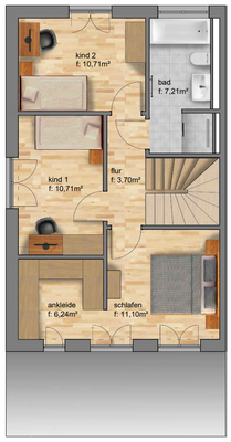 Grundriss - Obergeschoss