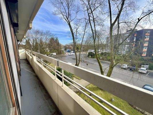 Ausblick Küche und Schlafzimmer