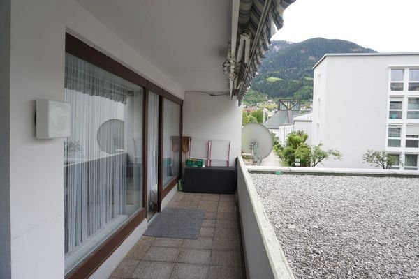Loggia Wohnzimmer westseitig