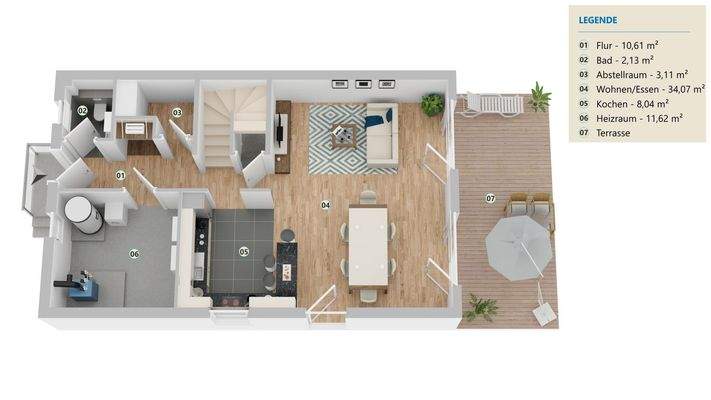 Grundriss EG (Abb. ähnlich)