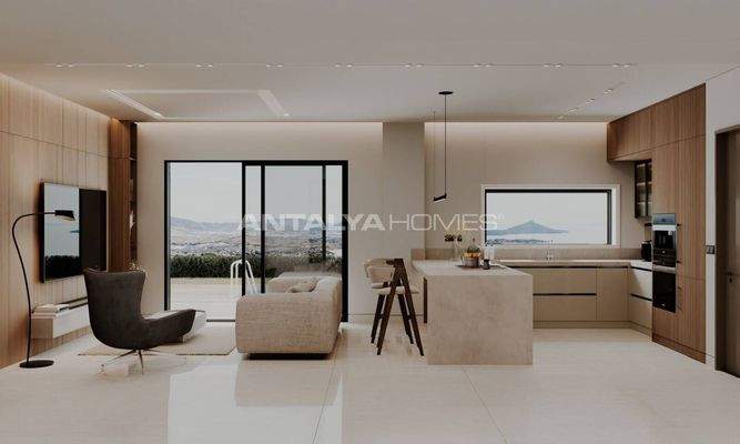Sea View Flats with Private Pools in Bodrum Bağla
