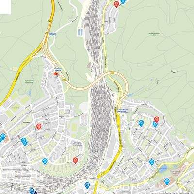 Geolyzer Kartenausschnitt