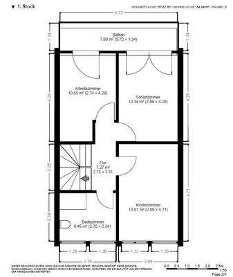 Grundriss Obergeschoss