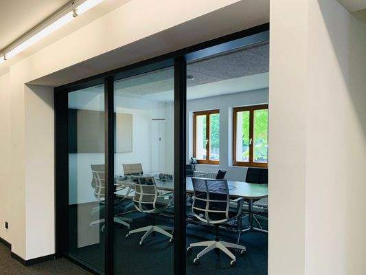 Glasabtrennung Besprechungszimmer