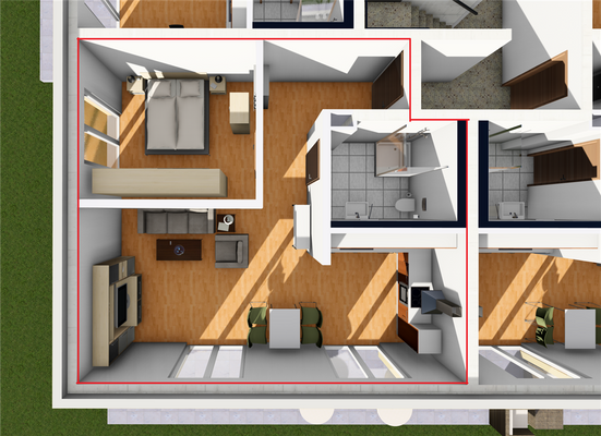WE05 Grundriss Visualisierung